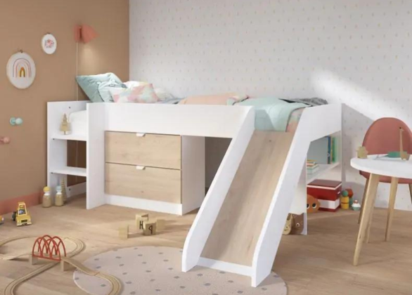Tobo Bed With Slide & Chest