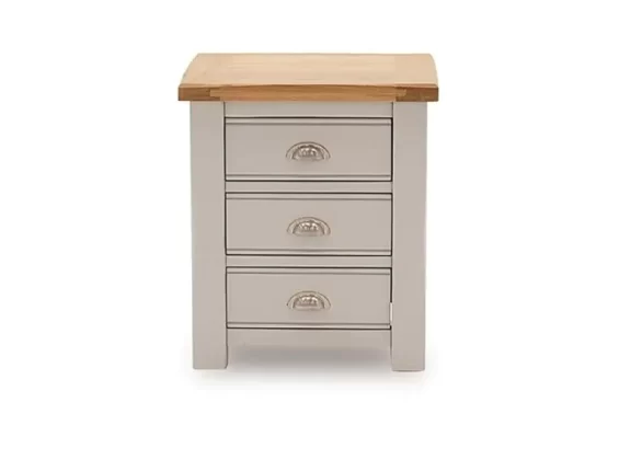 Amberly Three Drawer Bedside