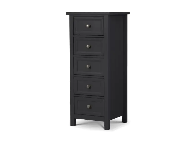 Black tall sales drawer unit